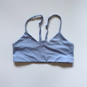 Girlfriend Collective Wisteria V Neck Bralette